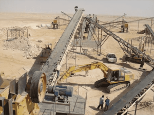 沙特600t/h 石灰石破碎生產(chǎn)線