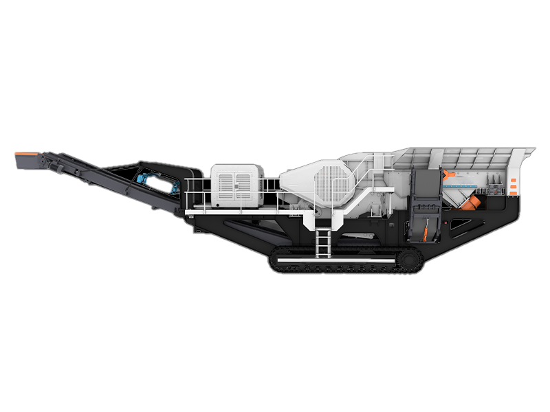 移动锤式破碎站